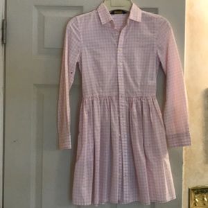 Pink polo dress